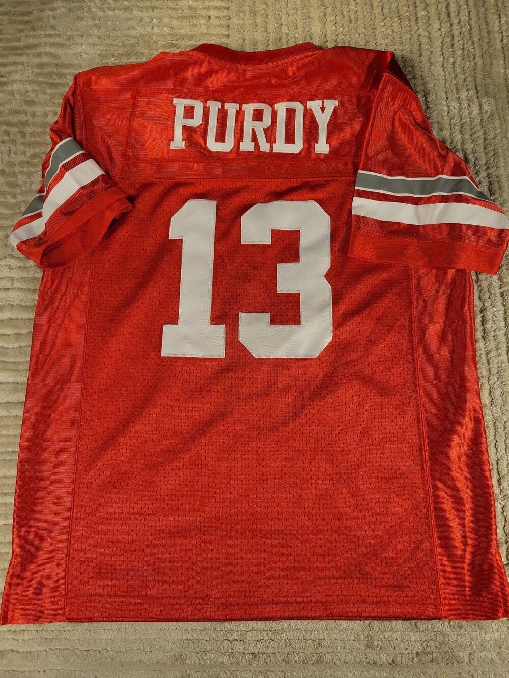 Brock Purdy San Francisco 49ers Football Jersey Youth Large Boys Kids Children